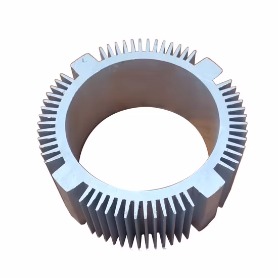 Grande perfil de girassol extrudado personalizado, radiador, dissipador de calor LED de alumínio