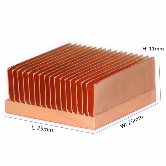 Dissipador de calor da CPU do servidor Intel AMD LGA1700 Copper Skiving Fin 1u